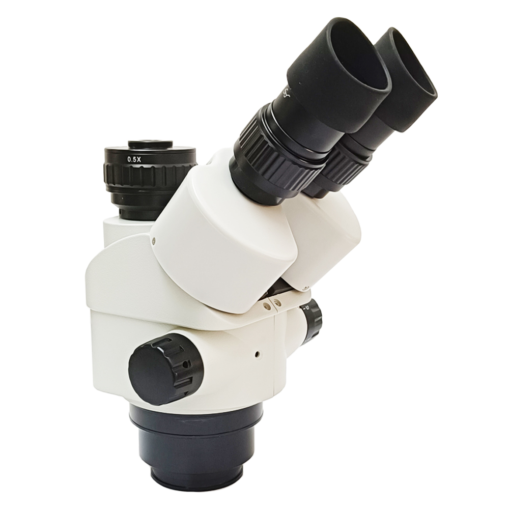 Kepala Mikroskop Trinokuler Pl - Trinocular Stereo Microscope 7X-45X ulasan dan harga