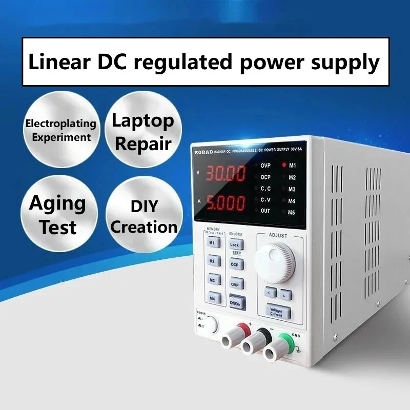 Catu Daya DC Linear yang Dapat - High Precision Dc Power Supply 30V 10A ulasan dan harga